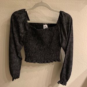 Sadie and Sage Long Sleeve Crop Top